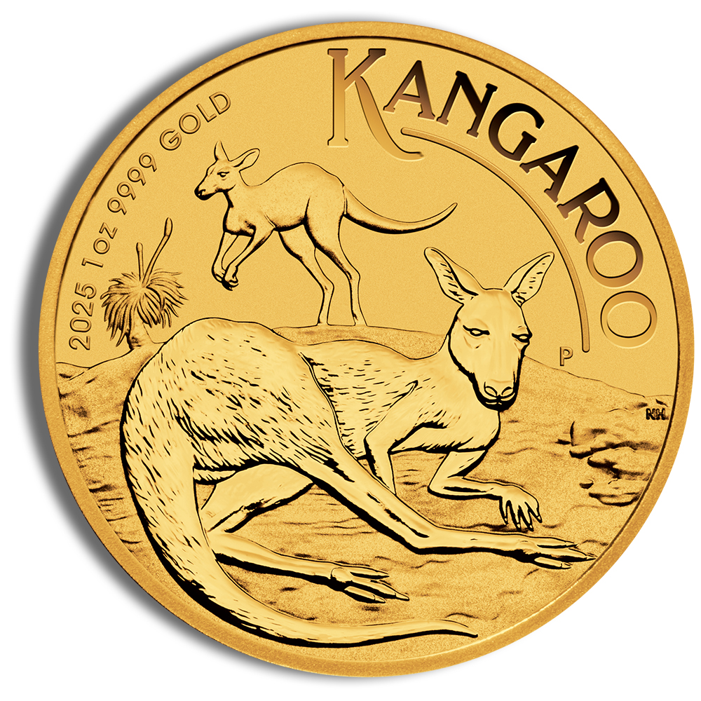 2025 1 oz Australian Kangaroo Gold Coin 