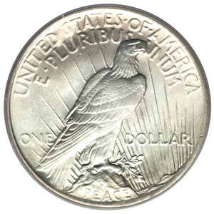 Peace Silver Dollar - AU+