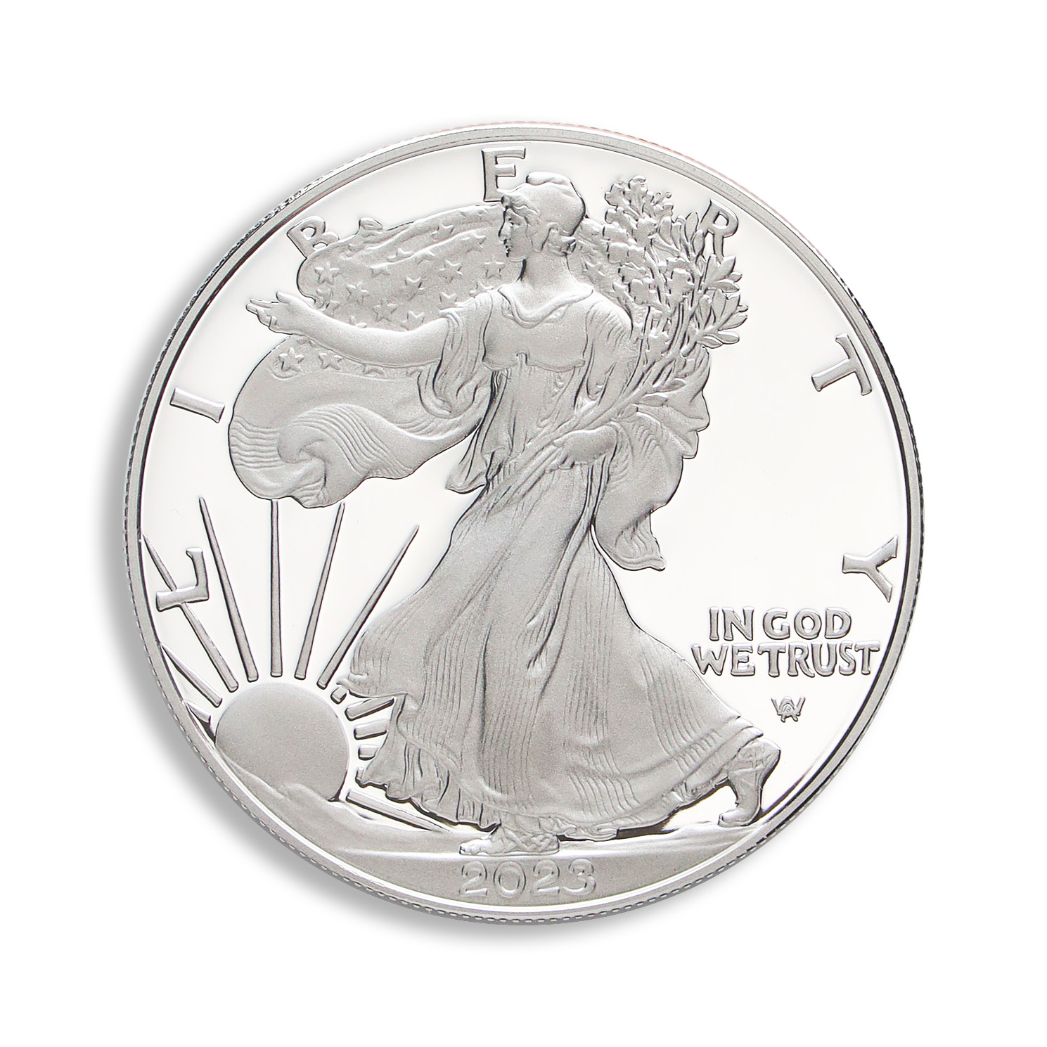 2023-W Proof Silver Eagle with Box & COA